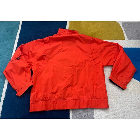 Vintage London Fog Full-Zip Harrington Orange Jacket Medium - Picture 2 of 10